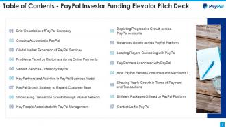 Paypal investor funding elevator pitch deck ppt template