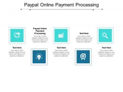 Paypal online payment processing ppt powerpoint presentation professional themes cpb