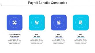 Payroll Benefits Companies Ppt Powerpoint Presentation Model Shapes Cpb
