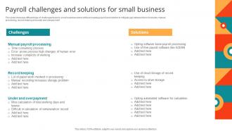 Payroll Challenges And Solutions For Small Business