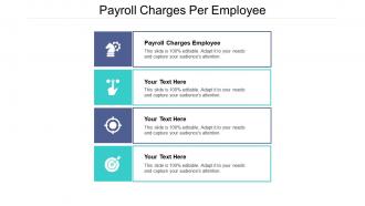 Payroll charges per employee ppt powerpoint presentation portfolio graphics cpb