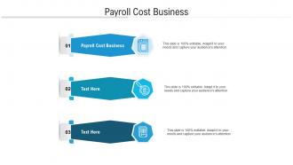 Payroll cost business ppt powerpoint presentation styles master slide cpb