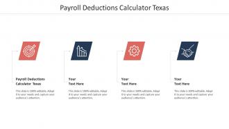 Payroll deductions calculator texas ppt powerpoint presentation diagram lists cpb