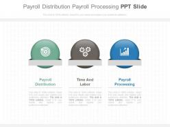 Payroll distribution payroll processing ppt slide
