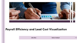 Payroll Efficiency And Lead Cost Visualization PPT Graphics AT