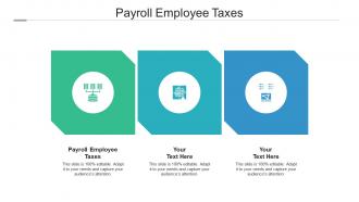 Payroll employee taxes ppt powerpoint presentation inspiration information cpb