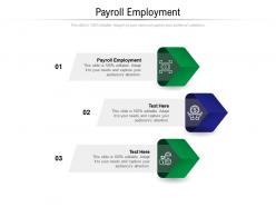 Payroll employment ppt powerpoint presentation layouts slide cpb