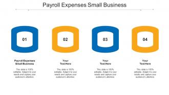 Payroll Expenses Small Business Ppt Powerpoint Presentation Gallery Maker Cpb