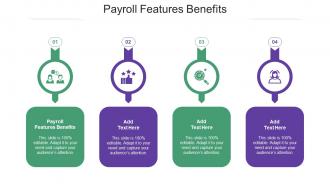 Payroll Features Benefits Ppt Powerpoint Presentation Ideas Summary Cpb