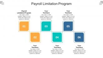 Payroll limitation program ppt powerpoint presentation infographics ideas cpb
