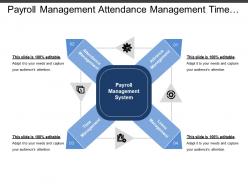 Payroll management attendance management time management leave management
