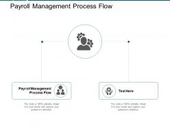 Payroll management process flow ppt powerpoint presentation inspiration graphic tips cpb