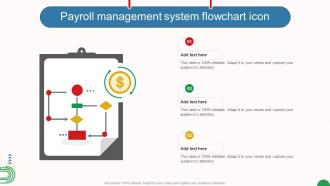 Payroll Management System Flowchart Icon