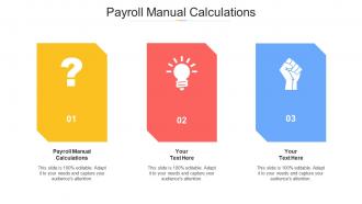 Payroll Manual Calculations Ppt Powerpoint Presentation File Professional Cpb
