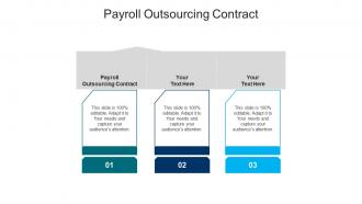 Payroll outsourcing contract ppt powerpoint presentation model slides cpb