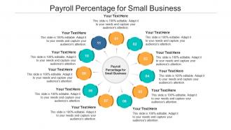 Payroll percentage for small business ppt powerpoint presentation layouts visual aids cpb