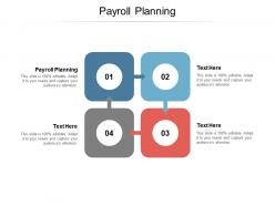 Payroll planning ppt powerpoint presentation infographic outline cpb