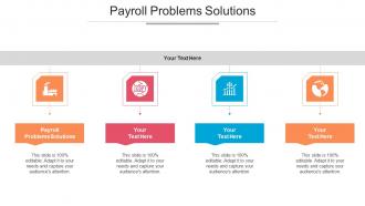 Payroll Problems Solutions Ppt Powerpoint Presentation File Graphic Tips Cpb