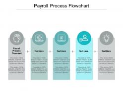 Payroll process flowchart ppt powerpoint presentation show portrait cpb