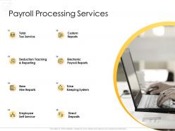 Payroll processing services direct deposits ppt powerpoint presentation ideas information