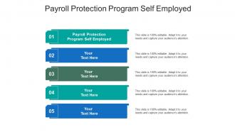 Payroll protection program self employed ppt powerpoint presentation gallery icon cpb