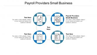 Payroll providers small business ppt powerpoint presentation portfolio picture cpb