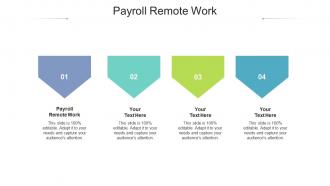 Payroll remote work ppt powerpoint presentation ideas layouts cpb