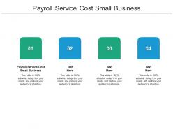 Payroll service cost small business ppt powerpoint presentation model slide portrait cpb