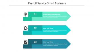 Payroll service small business ppt powerpoint presentation model visuals cpb