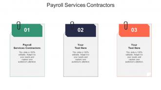 Payroll services contractors ppt powerpoint presentation icon layout ideas cpb