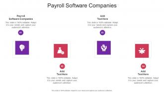 Payroll Software Companies In Powerpoint And Google Slides Cpb