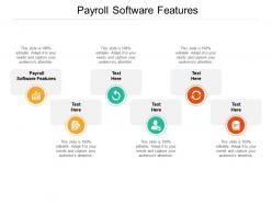 Payroll software features ppt powerpoint presentation inspiration shapes cpb