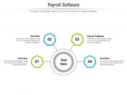 Payroll software ppt powerpoint presentation file visuals cpb