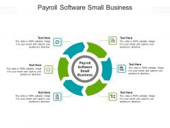 Payroll software small business ppt powerpoint presentation file guide cpb
