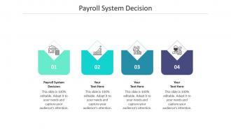 Payroll system decision ppt powerpoint presentation styles mockup cpb