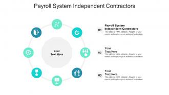 Payroll system independent contractors ppt powerpoint presentation slides show cpb