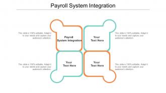 Payroll system integration ppt powerpoint presentation pictures infographics cpb