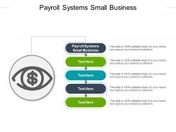 Payroll systems small business ppt powerpoint presentation professional layout ideas cpb