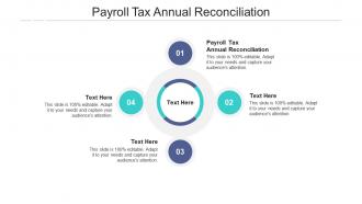 Payroll tax annual reconciliation ppt powerpoint presentation model ideas cpb