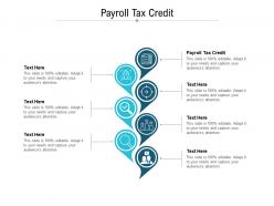 Payroll tax credit ppt powerpoint presentation summary visual aids cpb