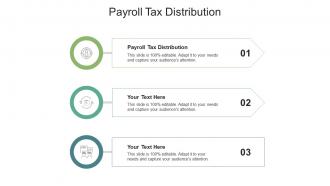 Payroll tax distribution ppt powerpoint presentation file guidelines cpb