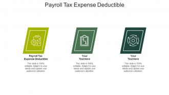 Payroll tax expense deductible ppt powerpoint presentation file inspiration cpb