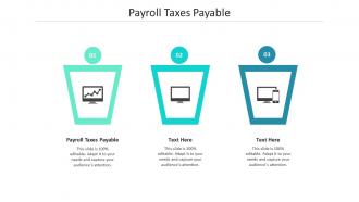 Payroll taxes payable ppt powerpoint presentation graphics cpb