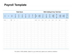 Payroll template ppt powerpoint presentation professional introduction