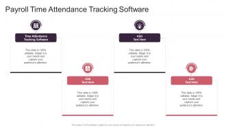 Payroll Time Attendance Tracking Software In Powerpoint And Google Slides Cpb