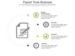 Payroll tools business ppt powerpoint presentation icon templates cpb
