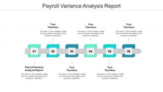 Payroll variance analysis report ppt powerpoint presentation portfolio rules cpb