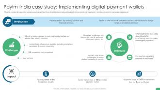 Paytm India Case Study Implementing Digital Payment Wallets Digital Transformation In Banking DT SS