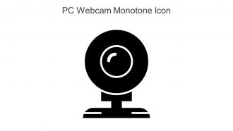 PC Webcam Monotone Icon In Powerpoint Pptx Png And Editable Eps Format