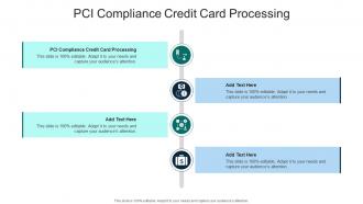 PCI Compliance Credit Card Processing In Powerpoint And Google Slides Cpb
